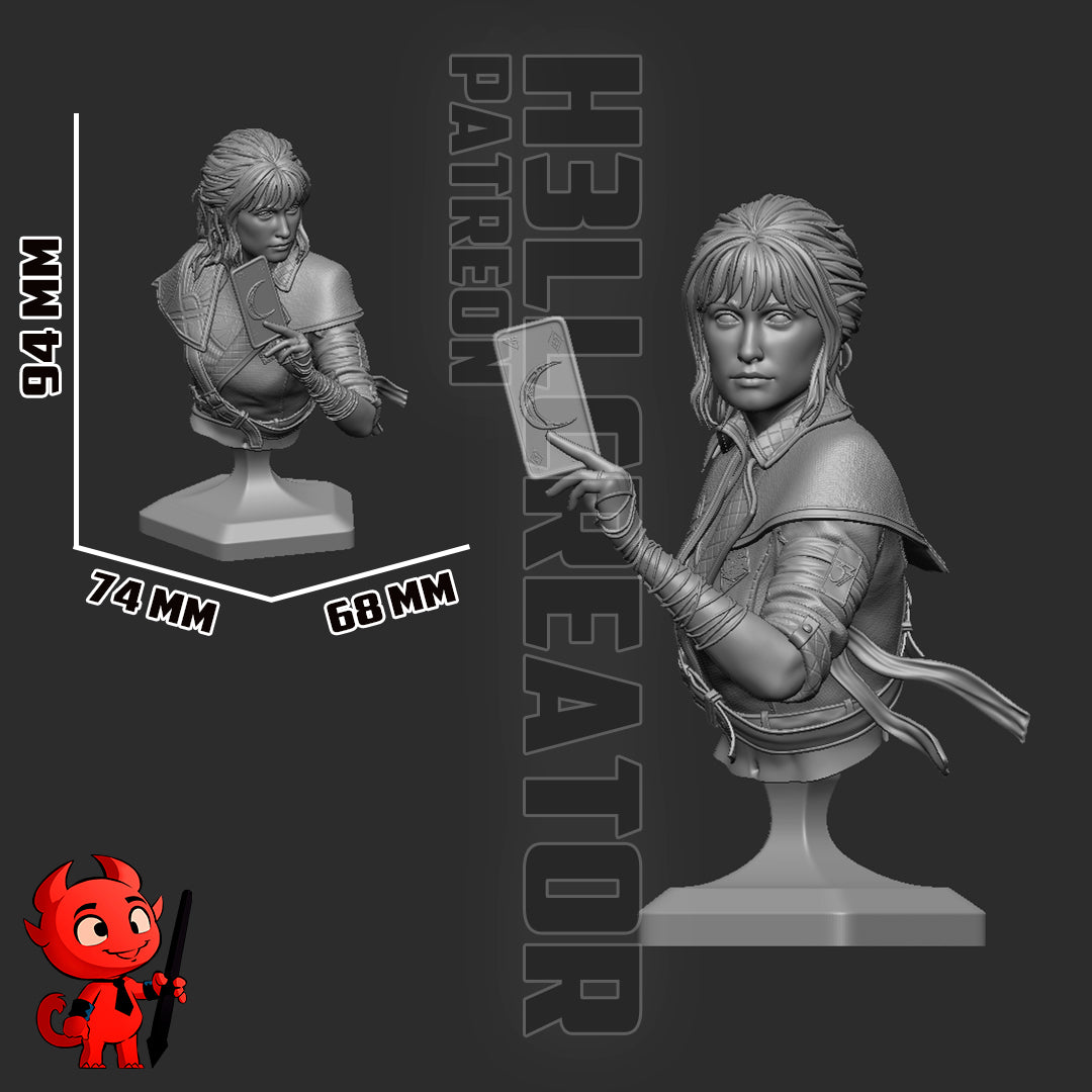 Sciel (Clair Obscur: Expedition 33) 3d Printed Model Kit - 1:12