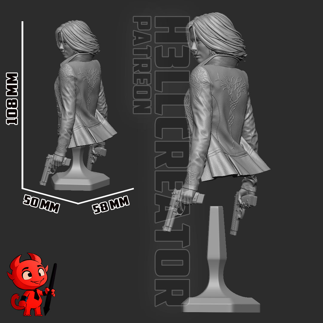 Selene Underworld - 3D Printed Model Kit 10 Scale