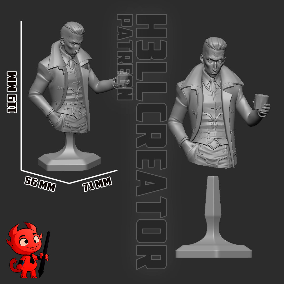 Silco - Arcane - 3D Printed Statue  - 12 Scale