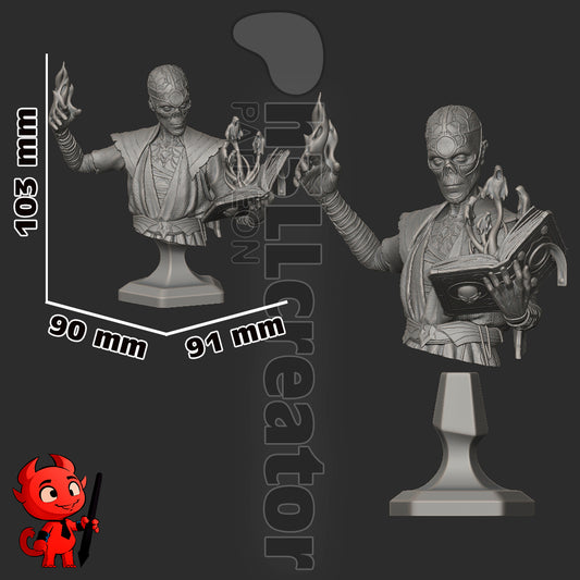 Withurs - 3D Printed Statue / Bust 12 Scale Model Kit