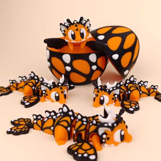 Monarch Butterfly Egg and Flexi Dragon