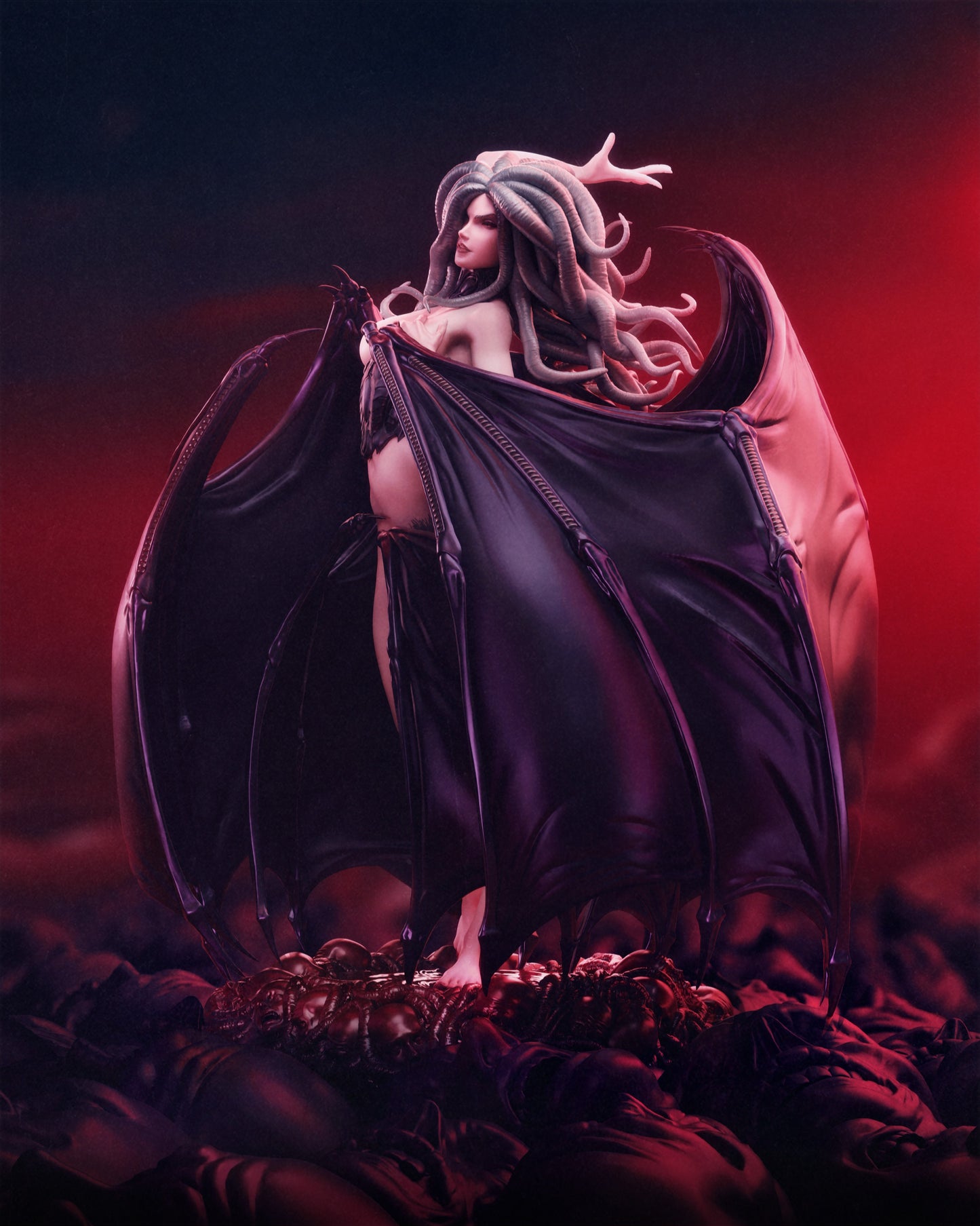 Sian - 3D Printed Model Statue Kit - 6 Scale