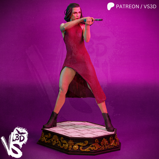 Ready to post - Ballerina (John Wick) - Fan Art - 3D Print Kit - 1:10 Scale
