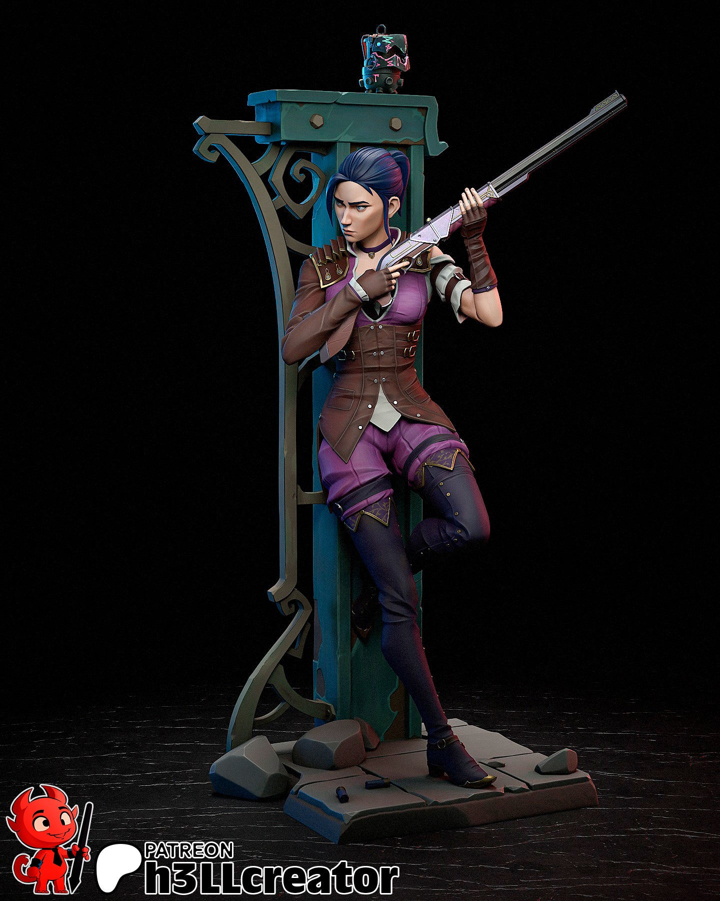 Caitlyn - 3D Printed Statue - 12 Scale