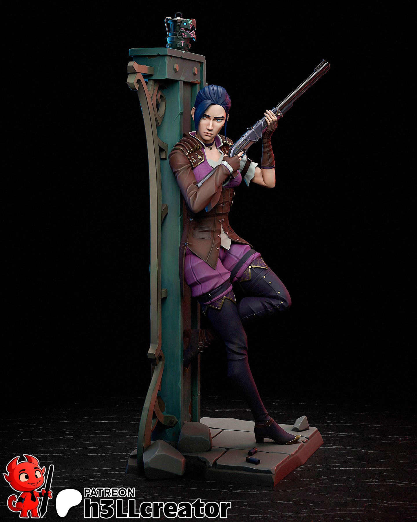 Caitlyn - 3D Printed Statue - 12 Scale