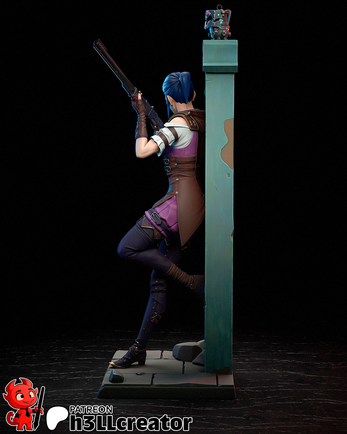 Caitlyn - 3D Printed Statue - 12 Scale