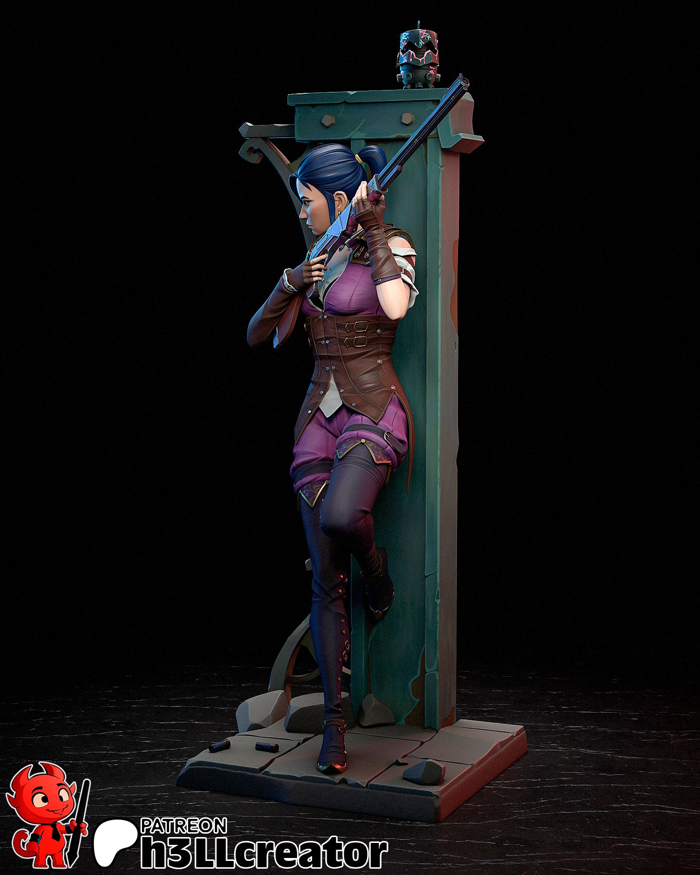 Caitlyn - 3D Printed Statue - 12 Scale