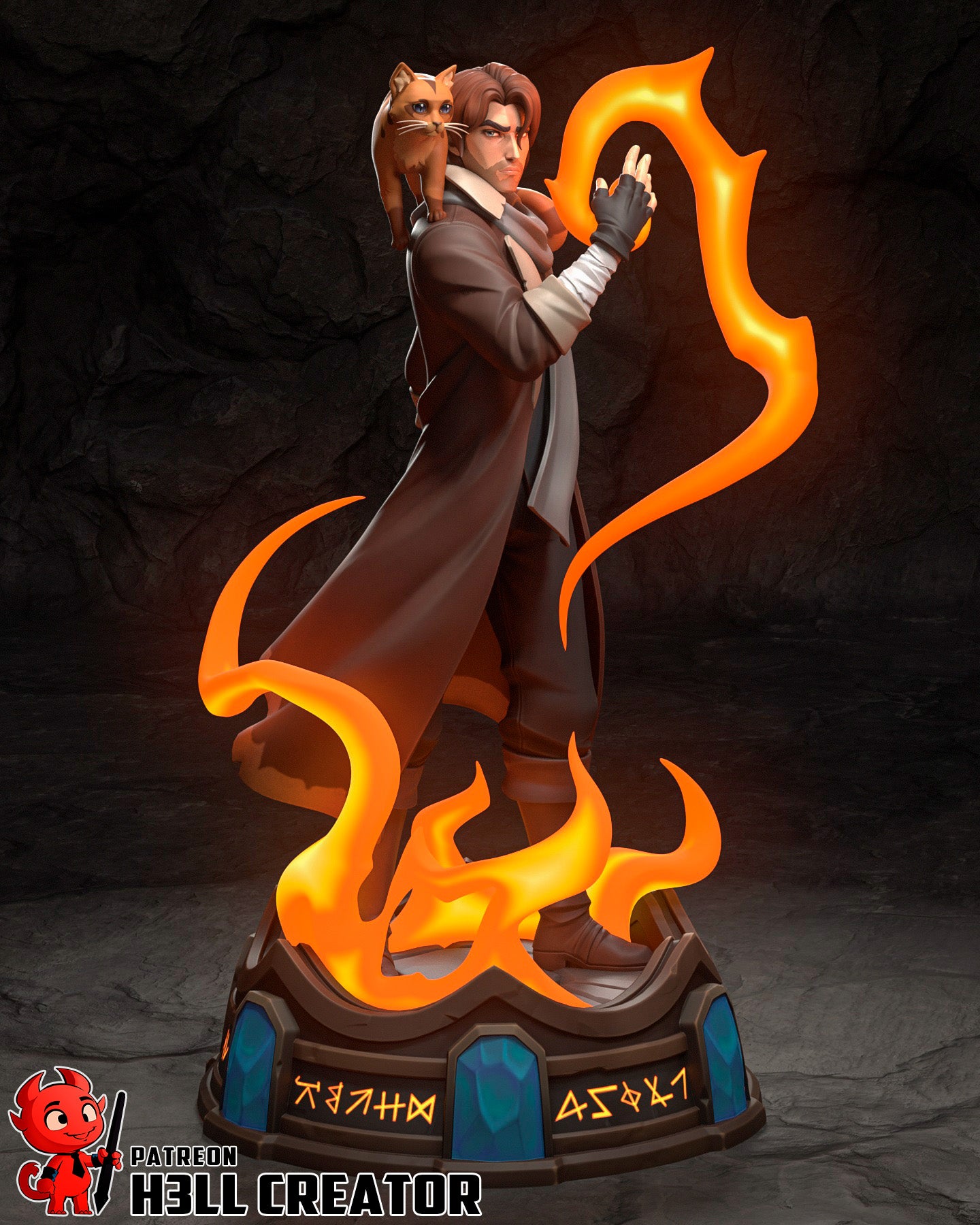 Caleb Widogast (Critical Role) - 1:10 3D Printed Fan Art Model Kit