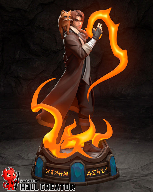 Caleb Widogast (Critical Role) - 1:10 3D Printed Fan Art Model Kit