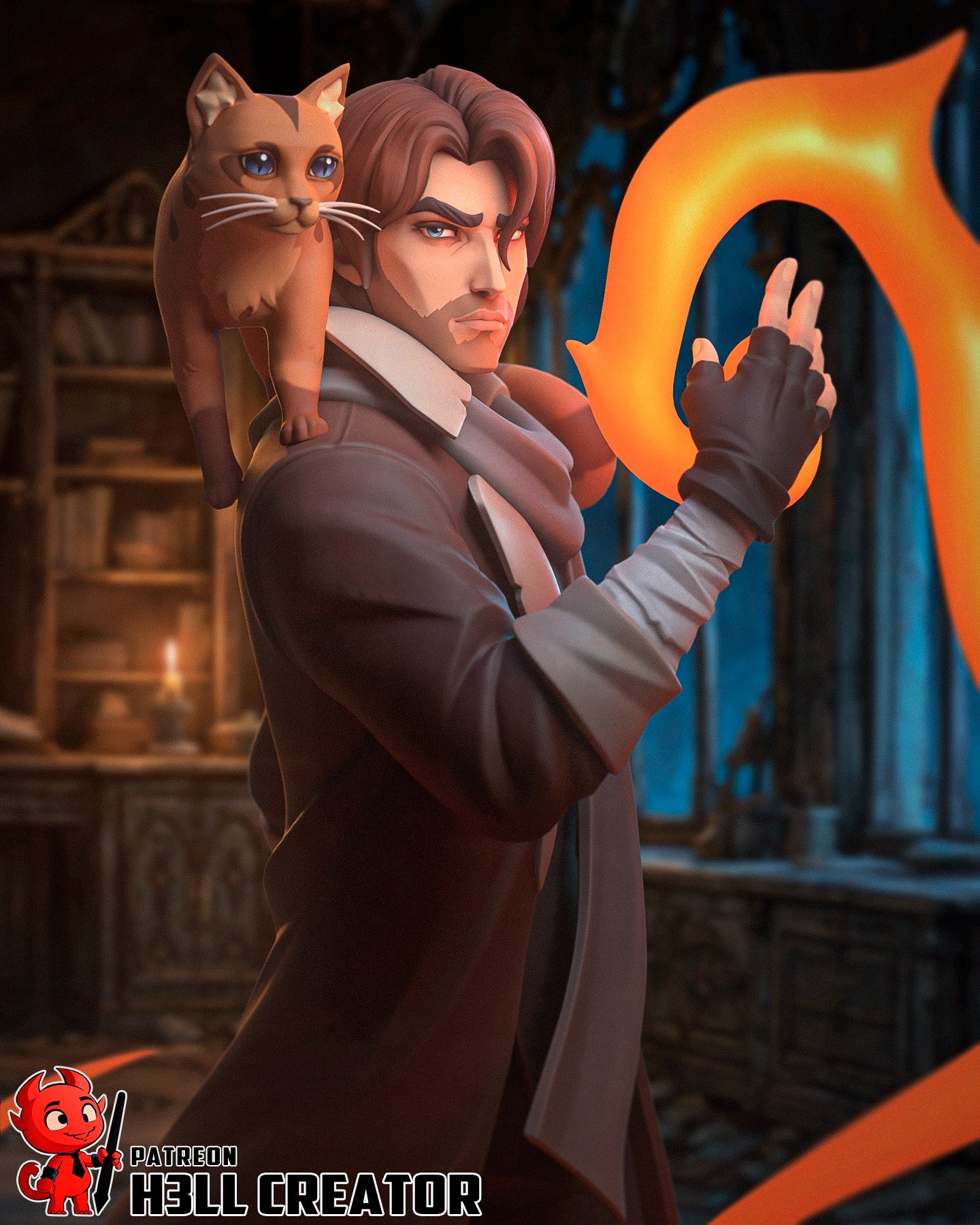 Caleb Widogast (Critical Role) - 1:10 3D Printed Fan Art Model Kit