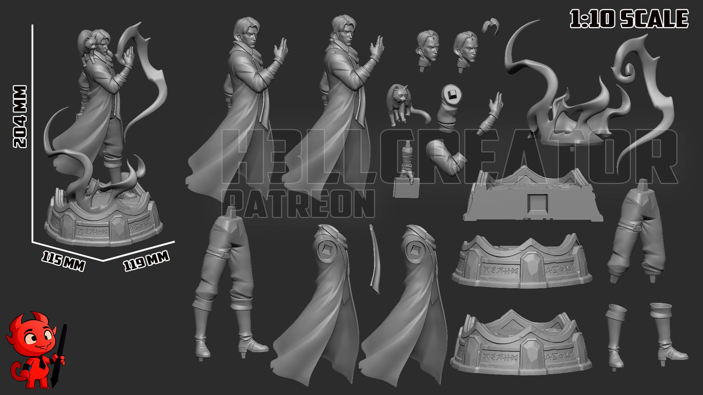 Caleb Widogast (Critical Role) - 1:10 3D Printed Fan Art Model Kit