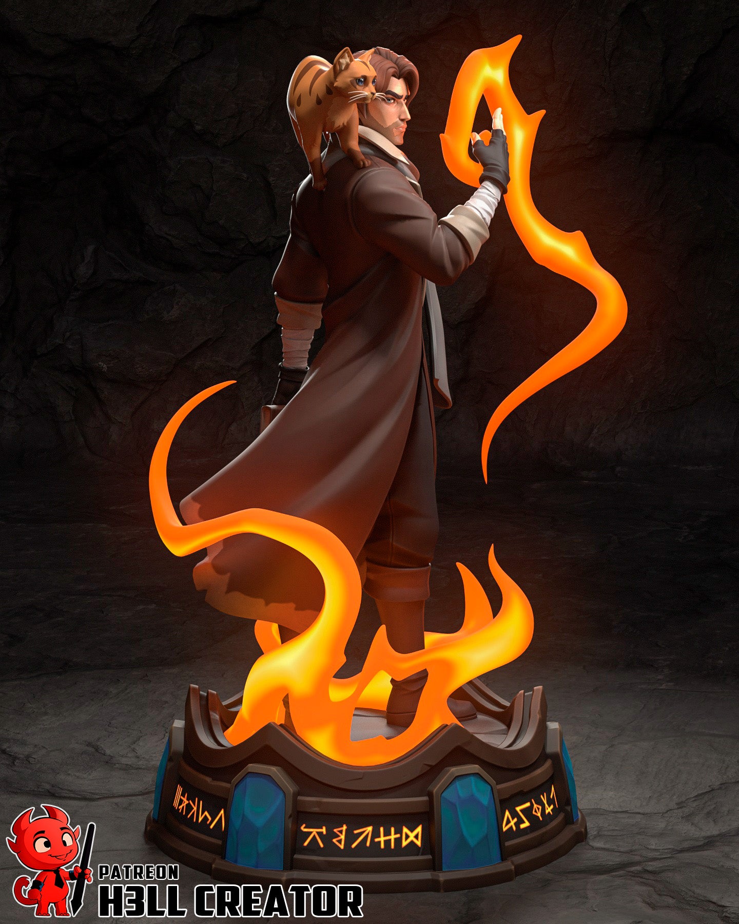 Caleb Widogast (Critical Role) - 1:10 3D Printed Fan Art Model Kit