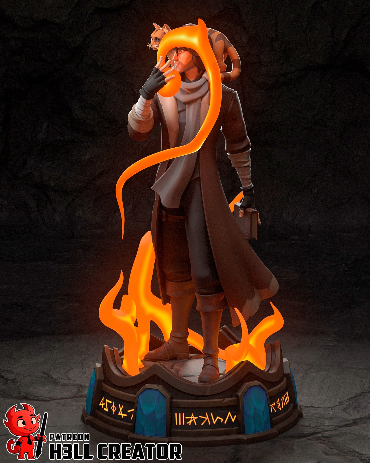 Caleb Widogast (Critical Role) - 1:10 3D Printed Fan Art Model Kit