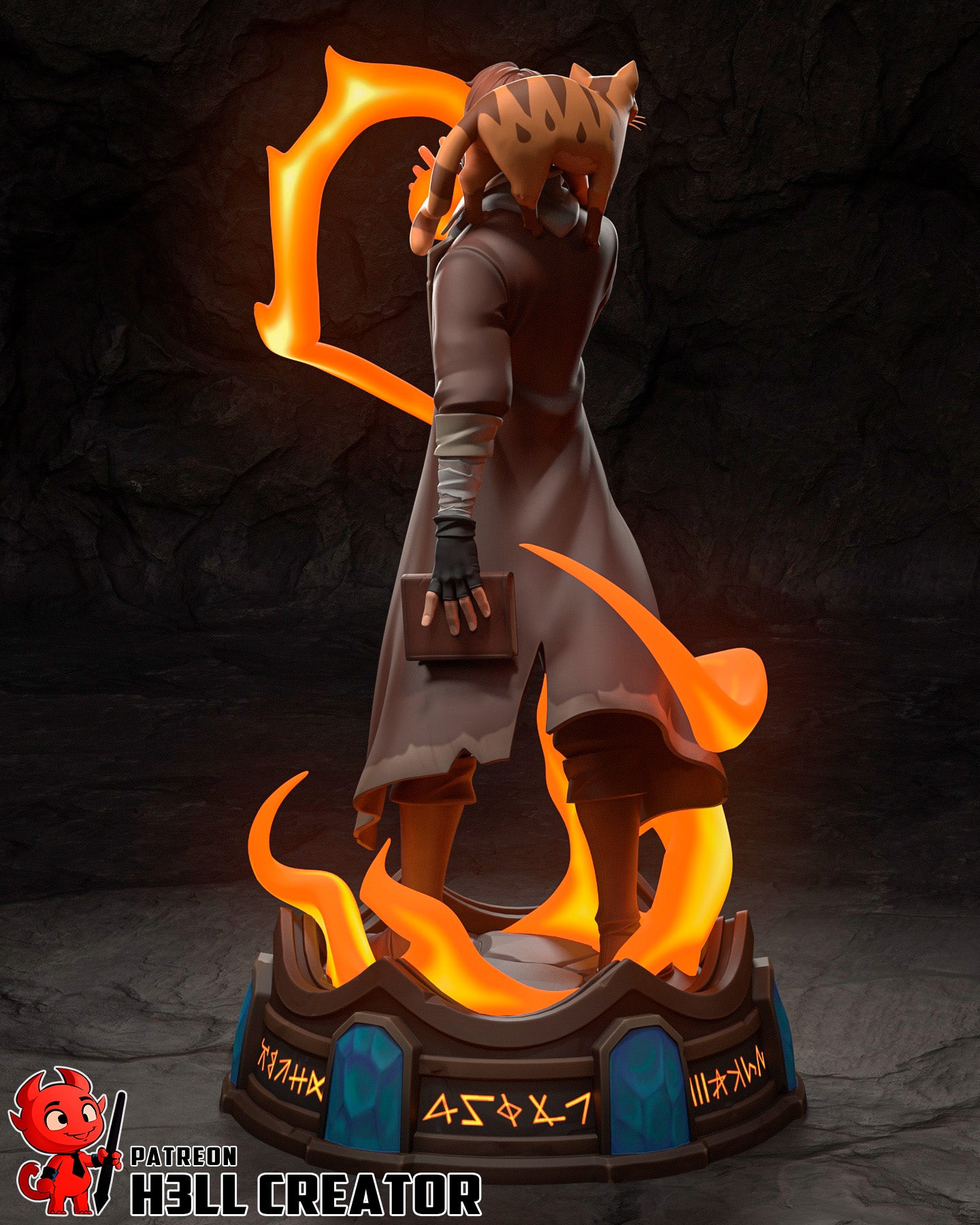 Caleb Widogast (Critical Role) - 1:10 3D Printed Fan Art Model Kit