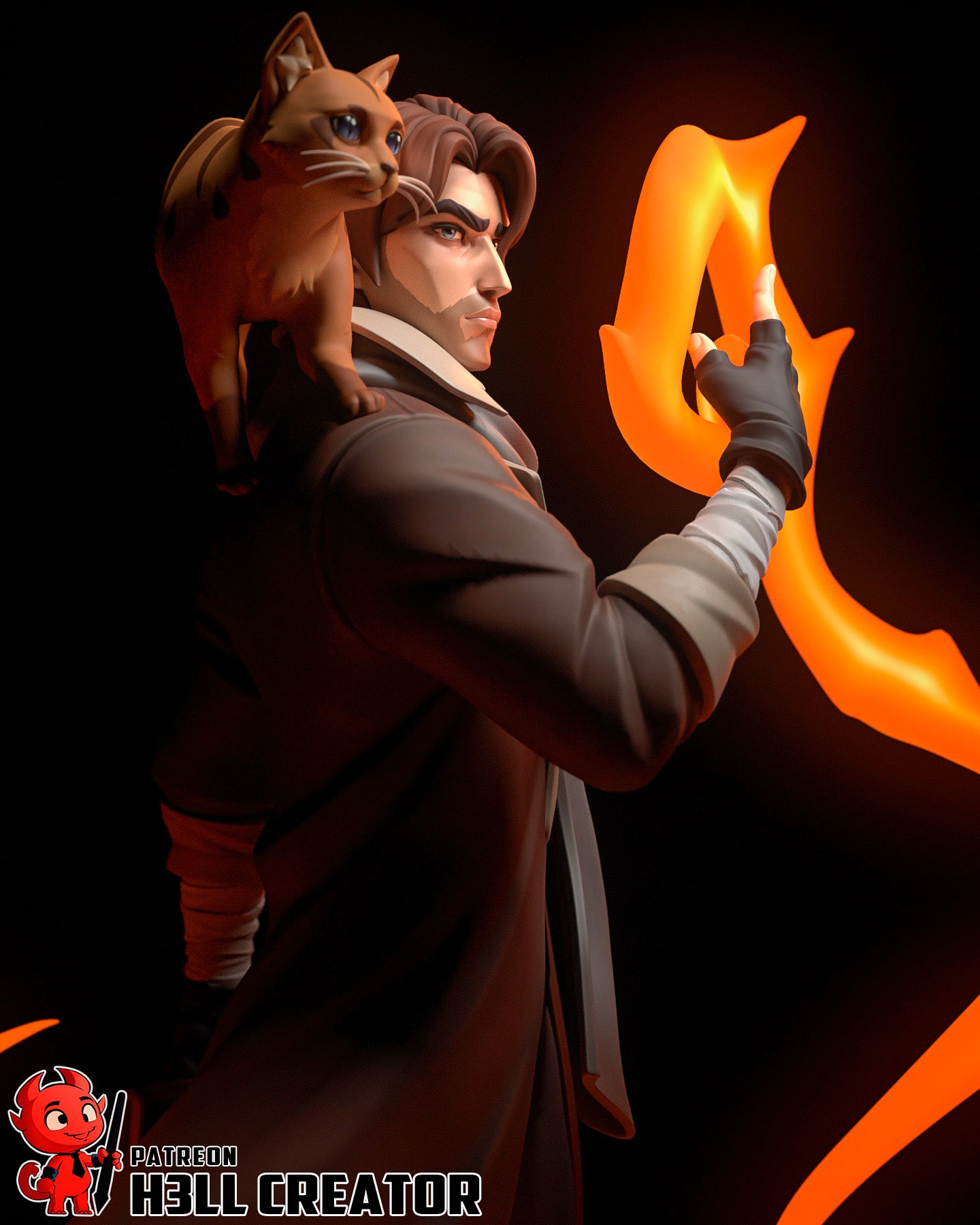 Caleb Widogast (Critical Role) - 1:10 3D Printed Fan Art Model Kit