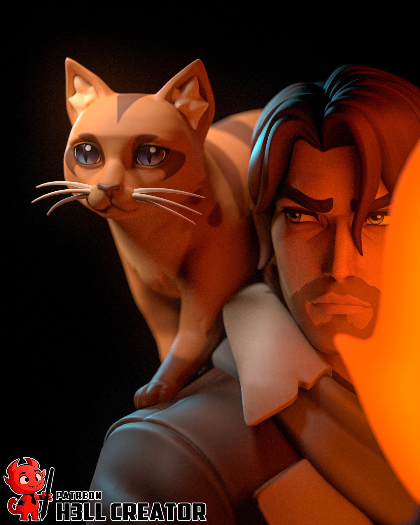 Caleb Widogast (Critical Role) - 1:10 3D Printed Fan Art Model Kit