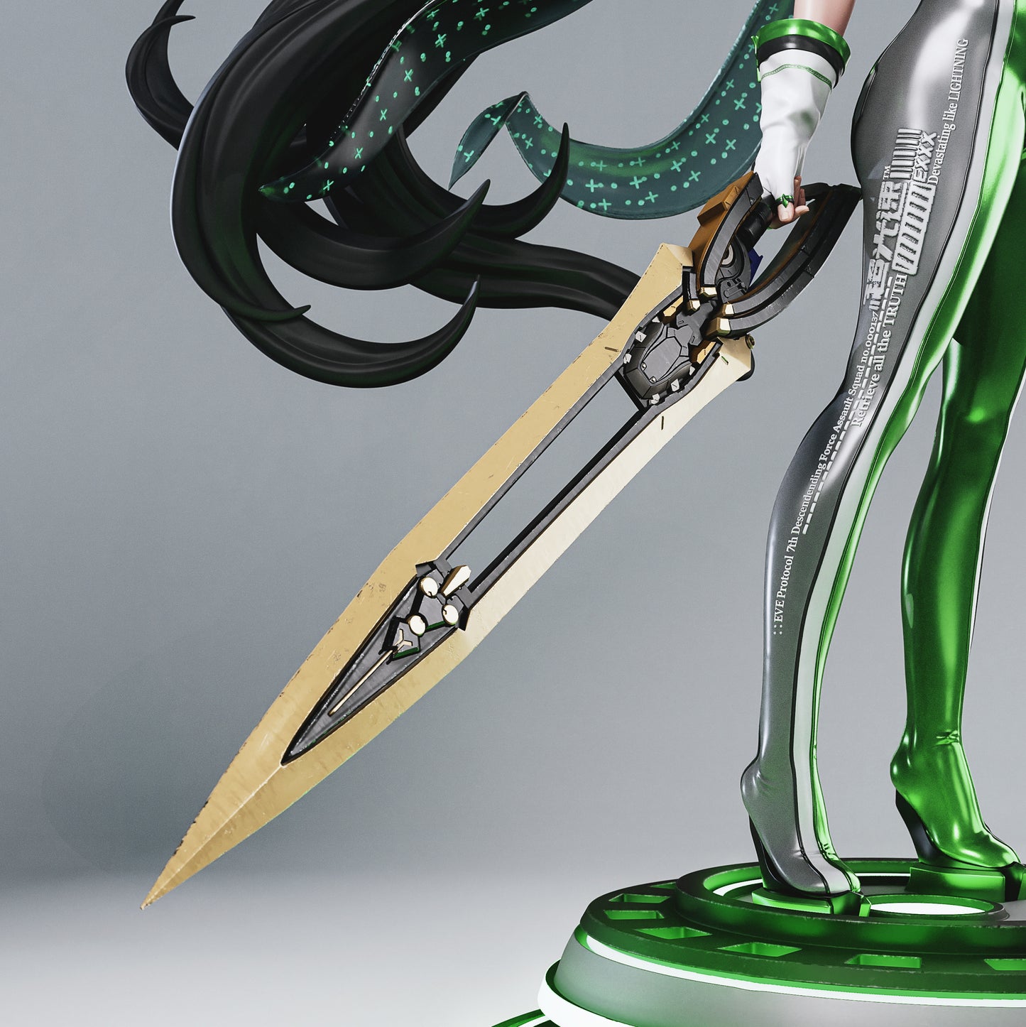 Eve (Stellar Blade) - 3D Printed Model Kit - 1:6 Scale