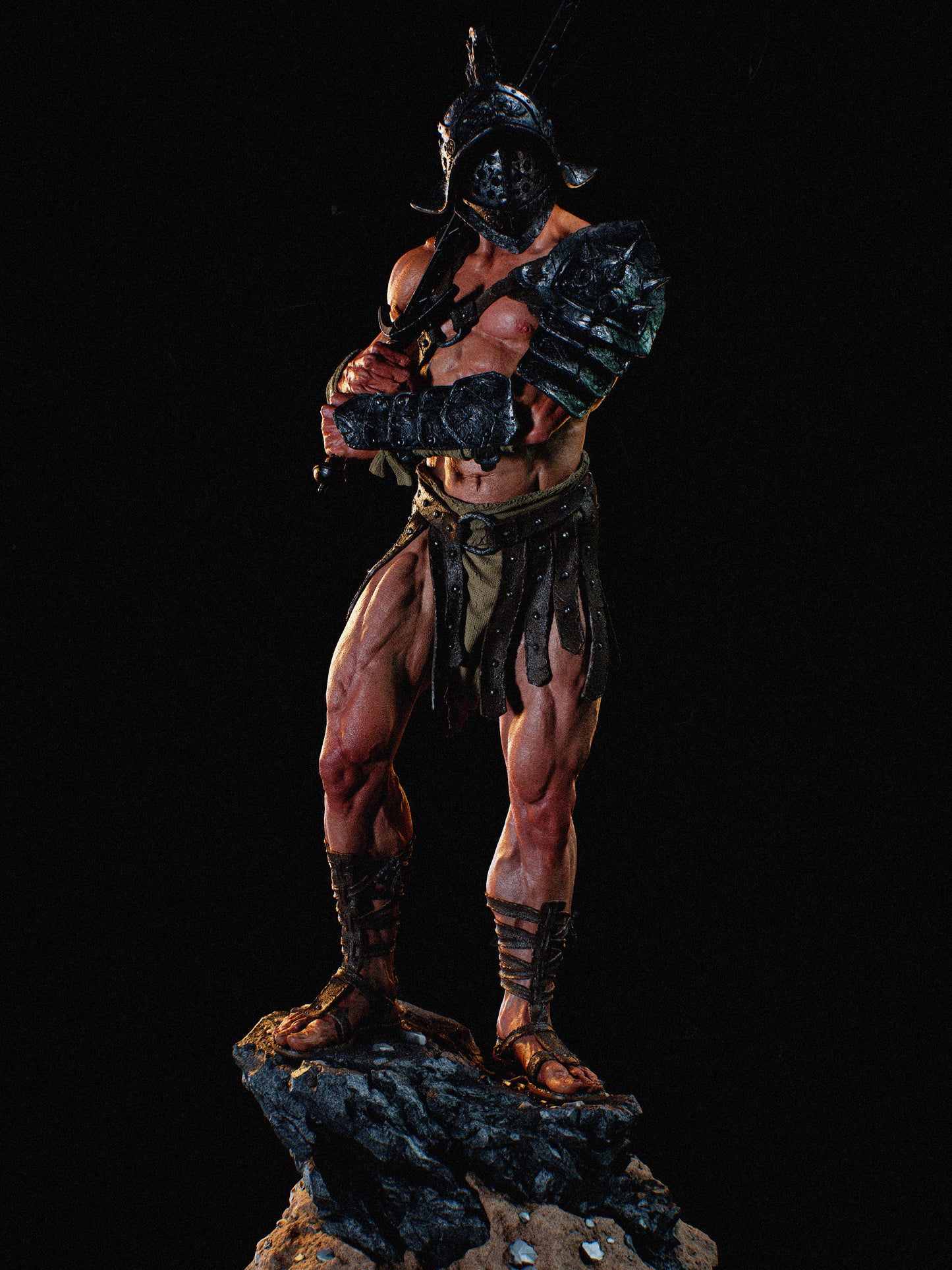 Gladiator - 3D Printed Model Kit Statue