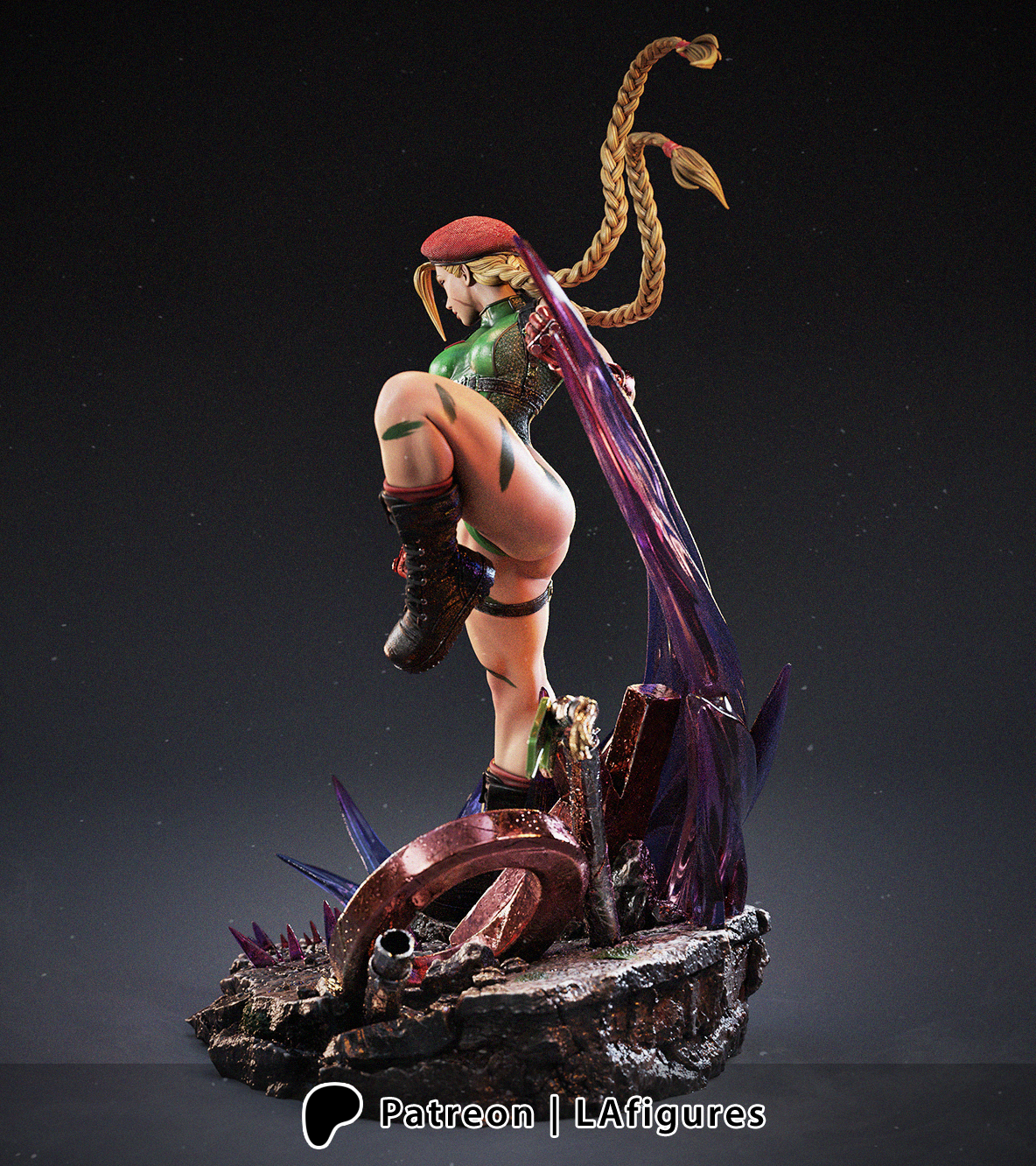 Cammy - Street Fighter 3d Printed Model Statue Kit - 10 Scale