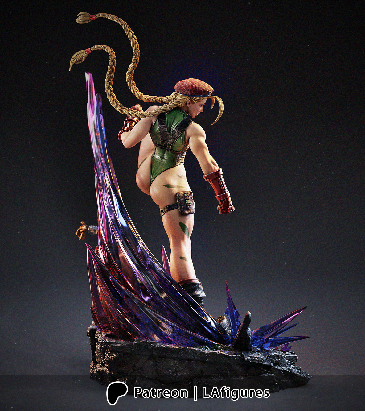 Cammy - Street Fighter 3d Printed Model Statue Kit - 10 Scale