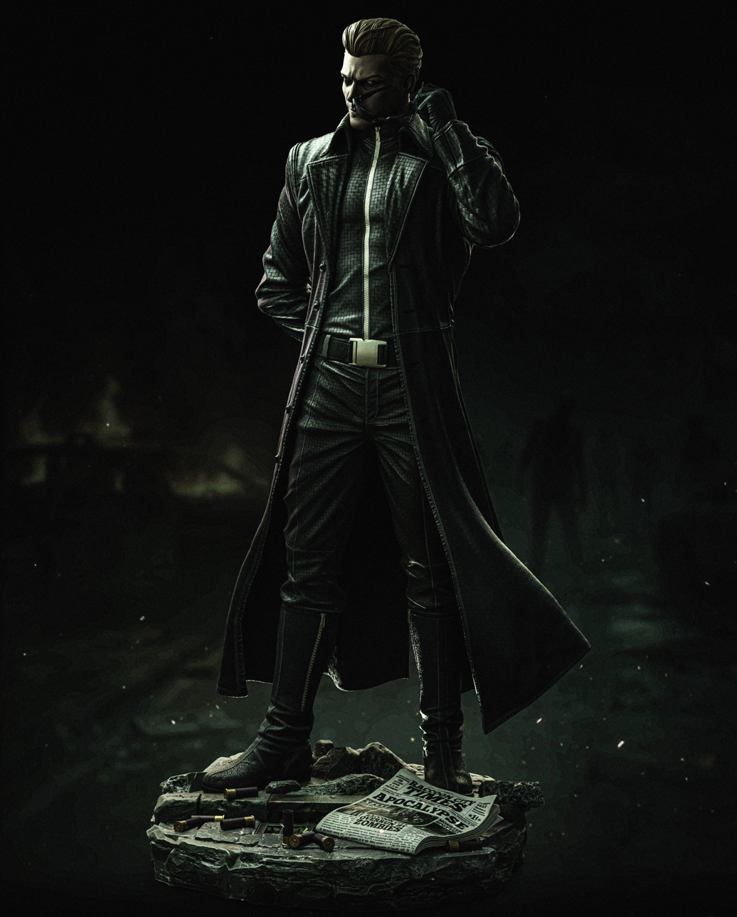 Albert Wesker - 3D printed Model kit 9 and 6 Scale