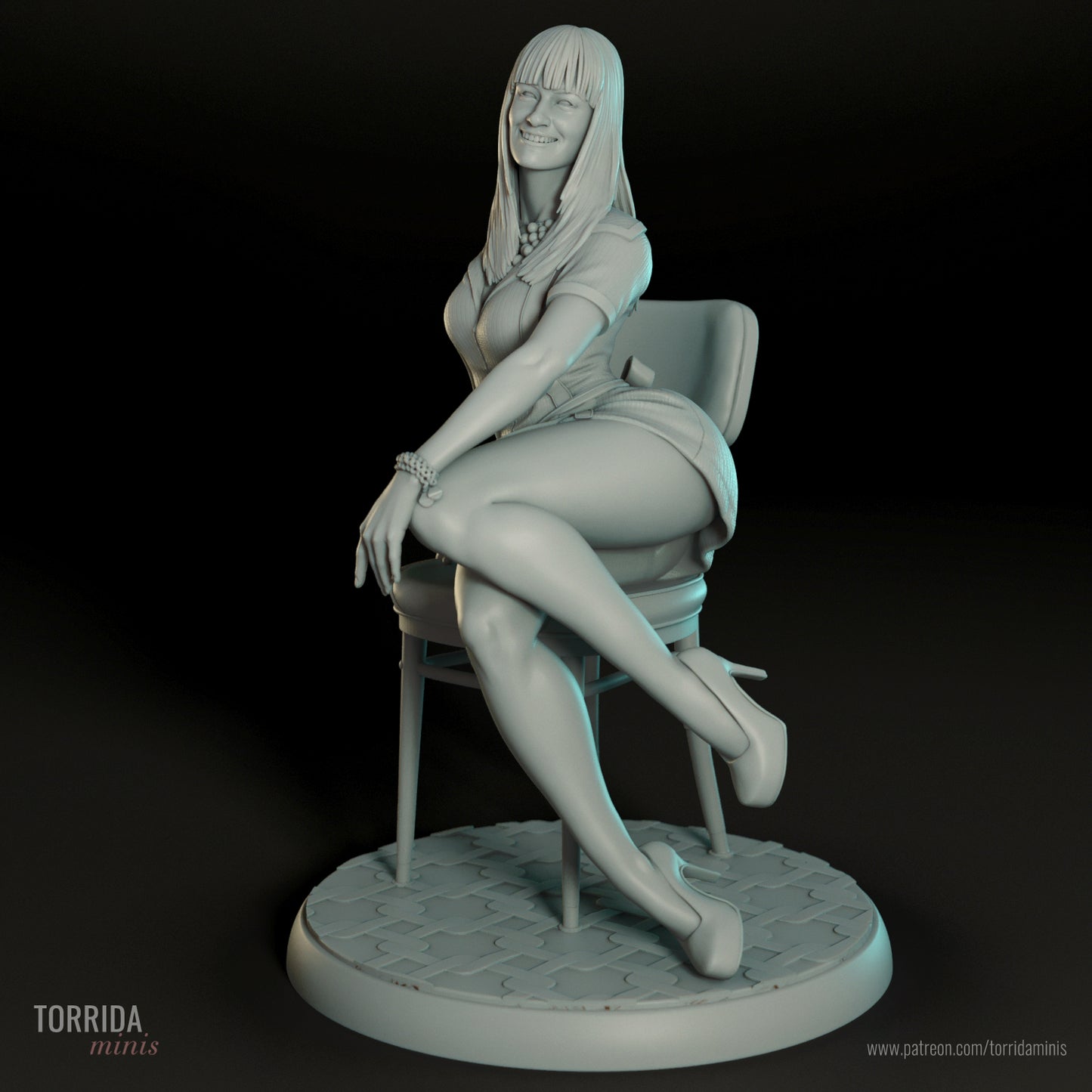 2 Broke Girls (Caroline & Max) - 3D printed model kit (Fan Art)