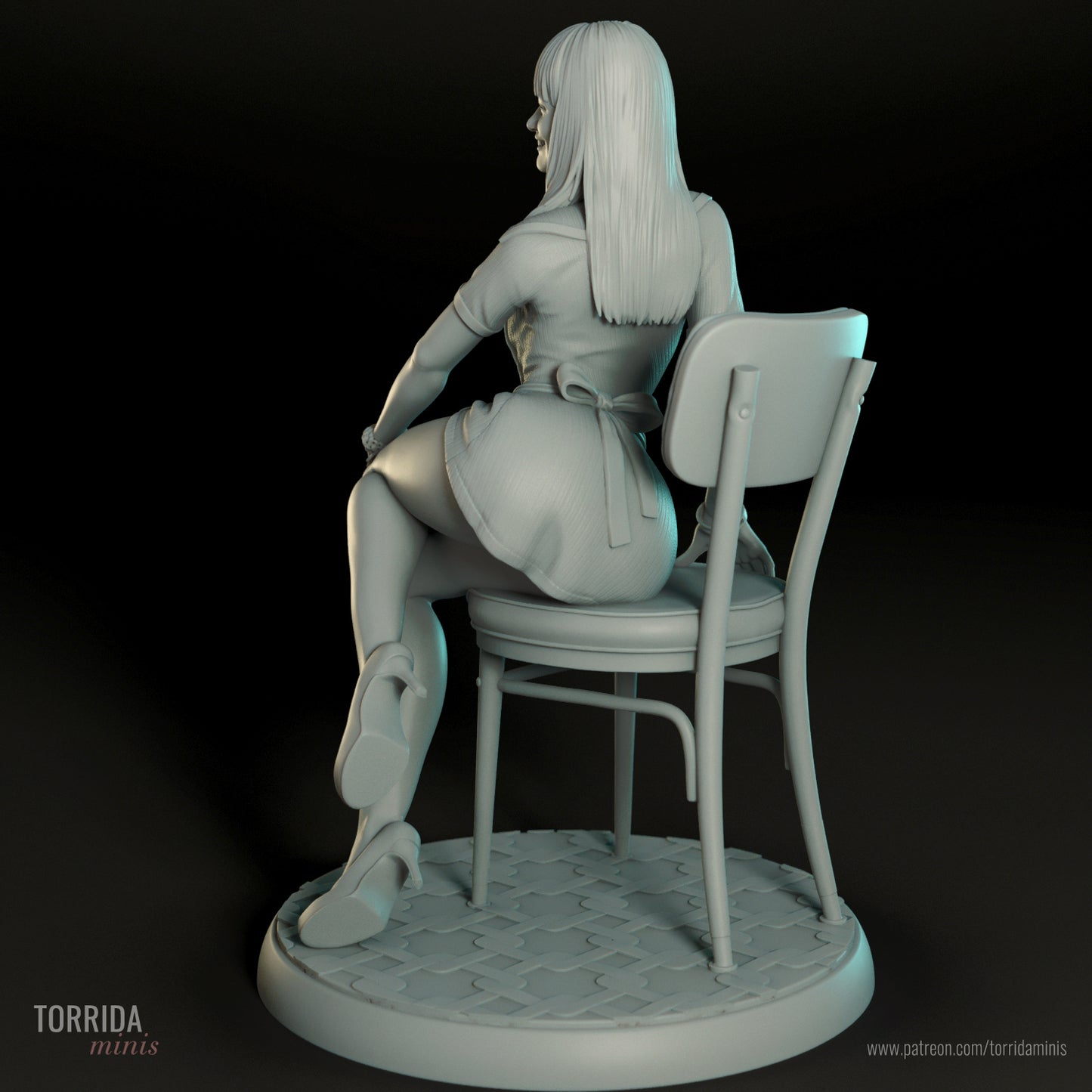 2 Broke Girls (Caroline & Max) - 3D printed model kit (Fan Art)