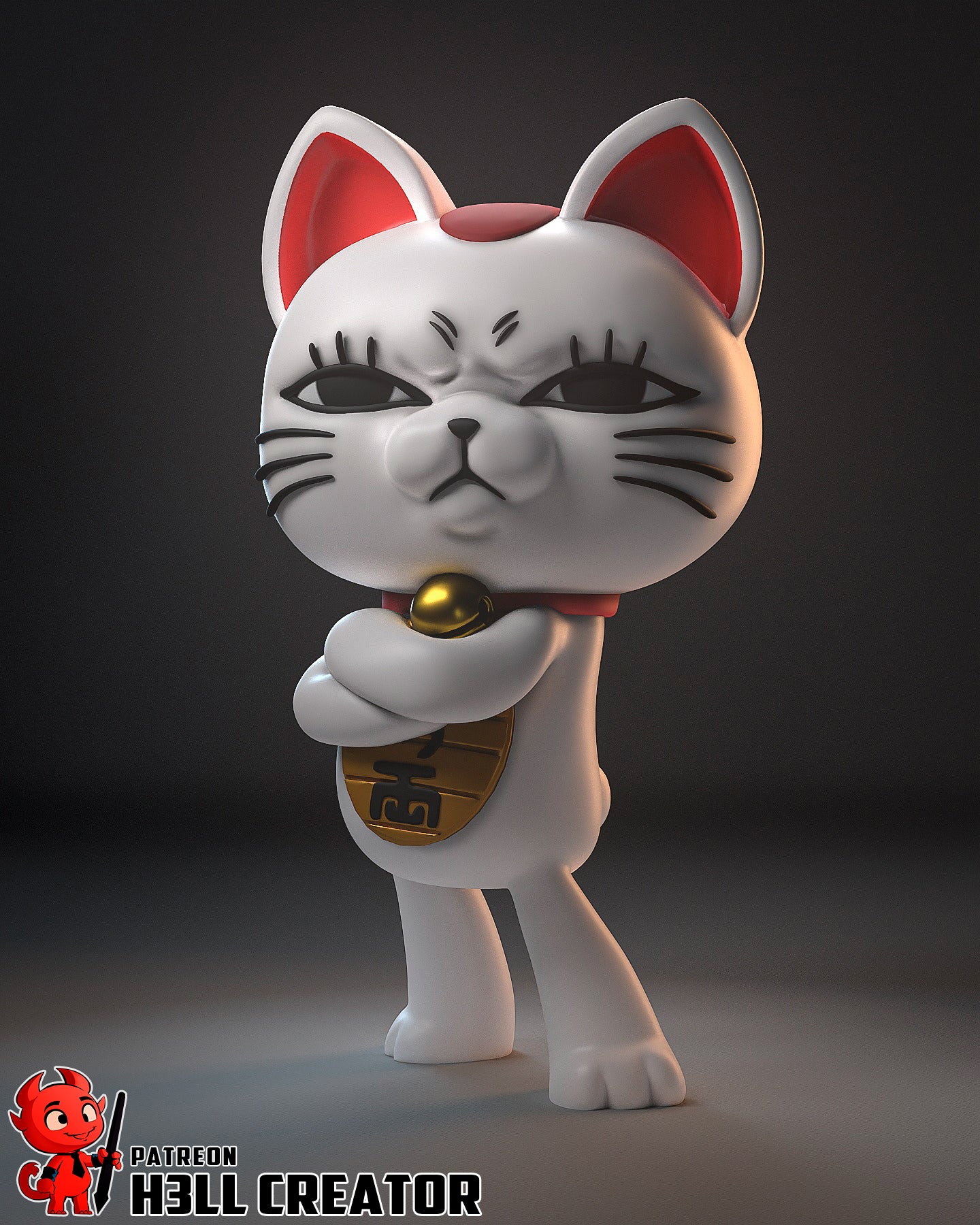 Momo Ayase (DanDaDan) 3d Printed Model Kit - 1:12