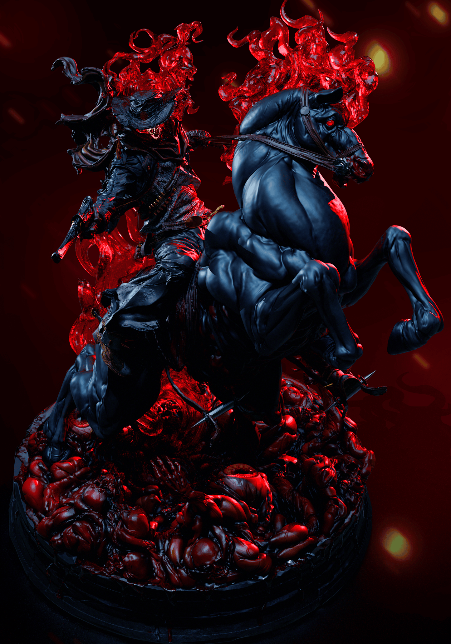 Carter Slade (Ghost Rider) - 3D Printed Model Kit - 1:6 scale (Fan Art)