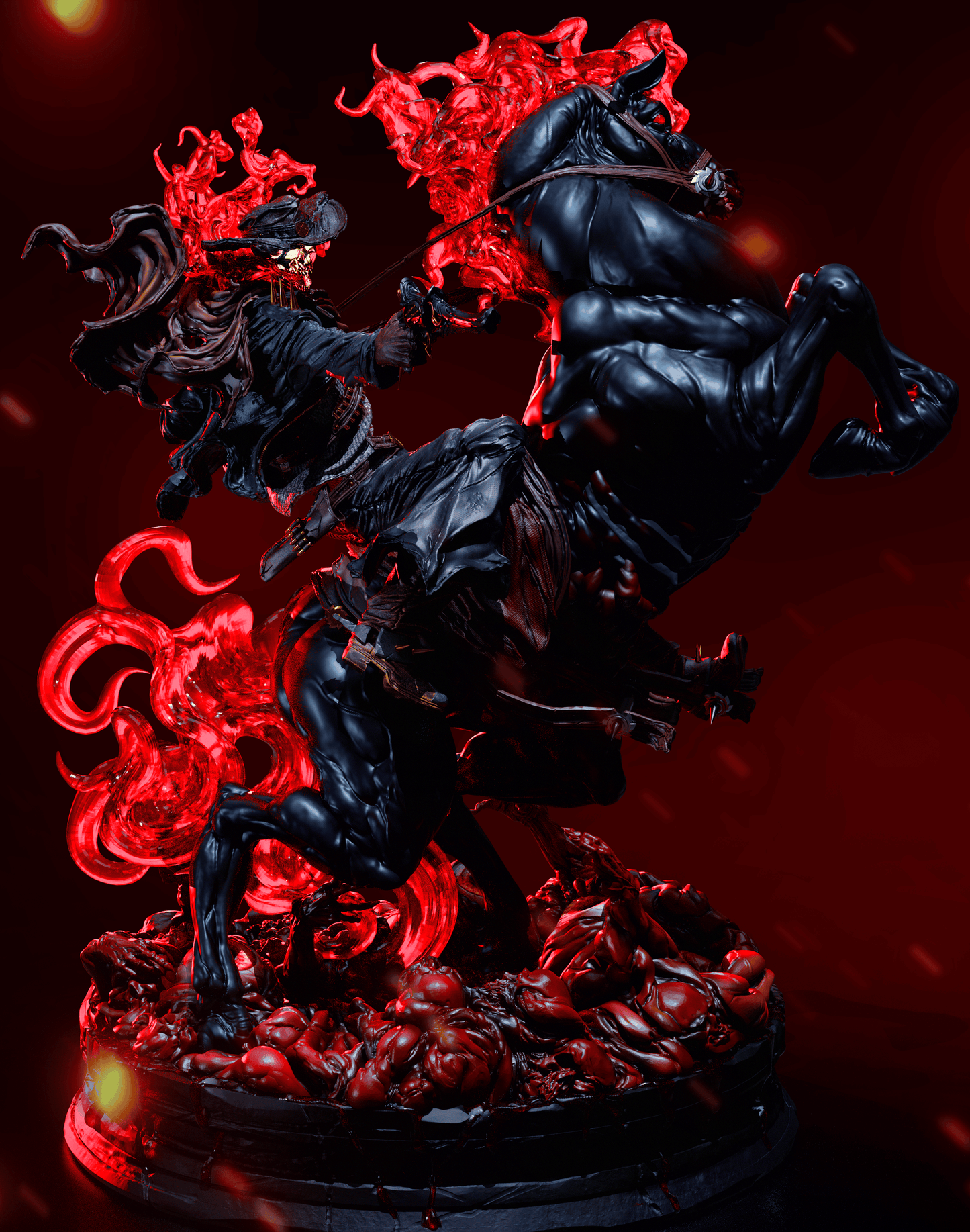 Carter Slade (Ghost Rider) - 3D Printed Model Kit - 1:6 scale (Fan Art)