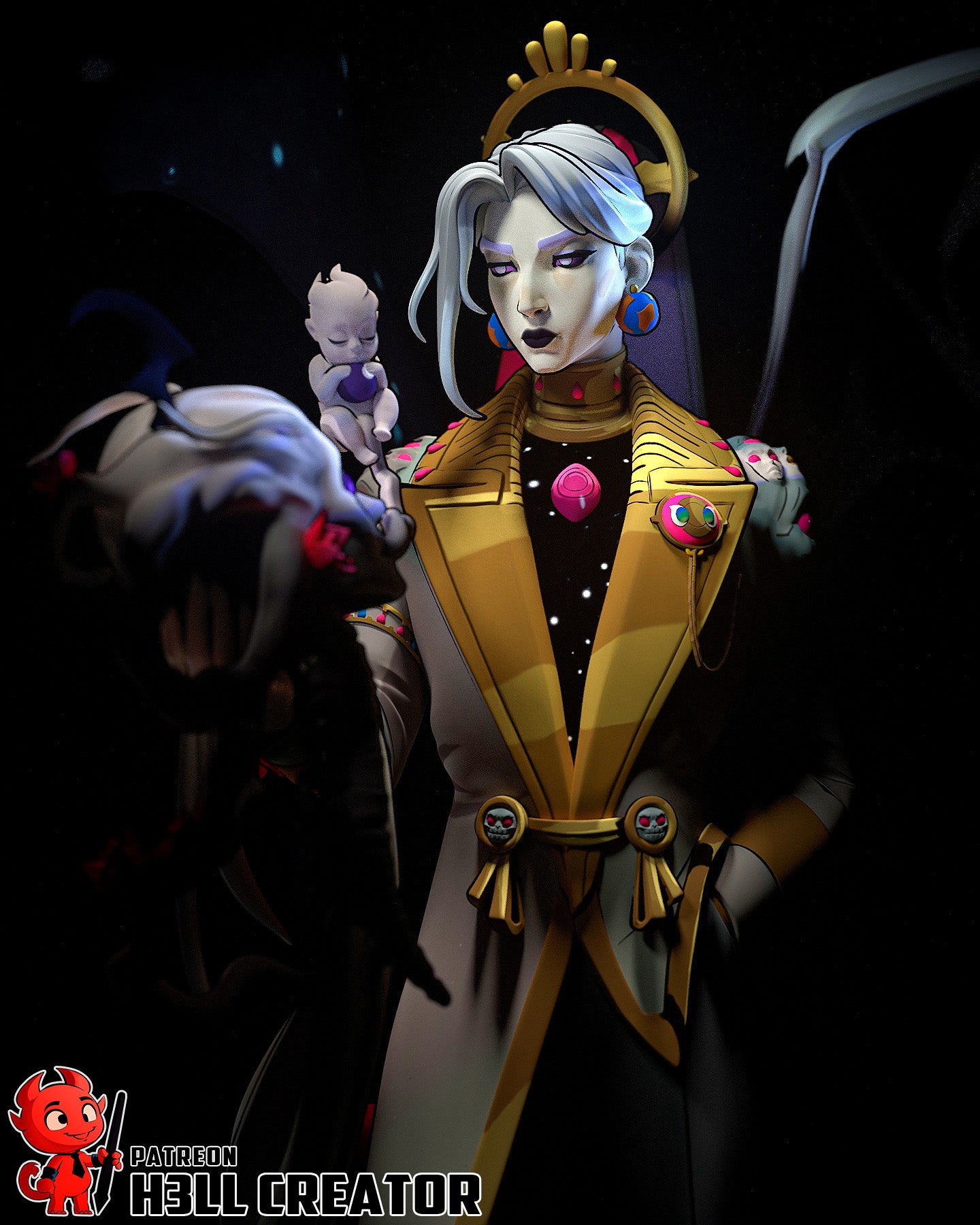 Chaos (Hades II) - 3D Printed Fan Art Model Kit