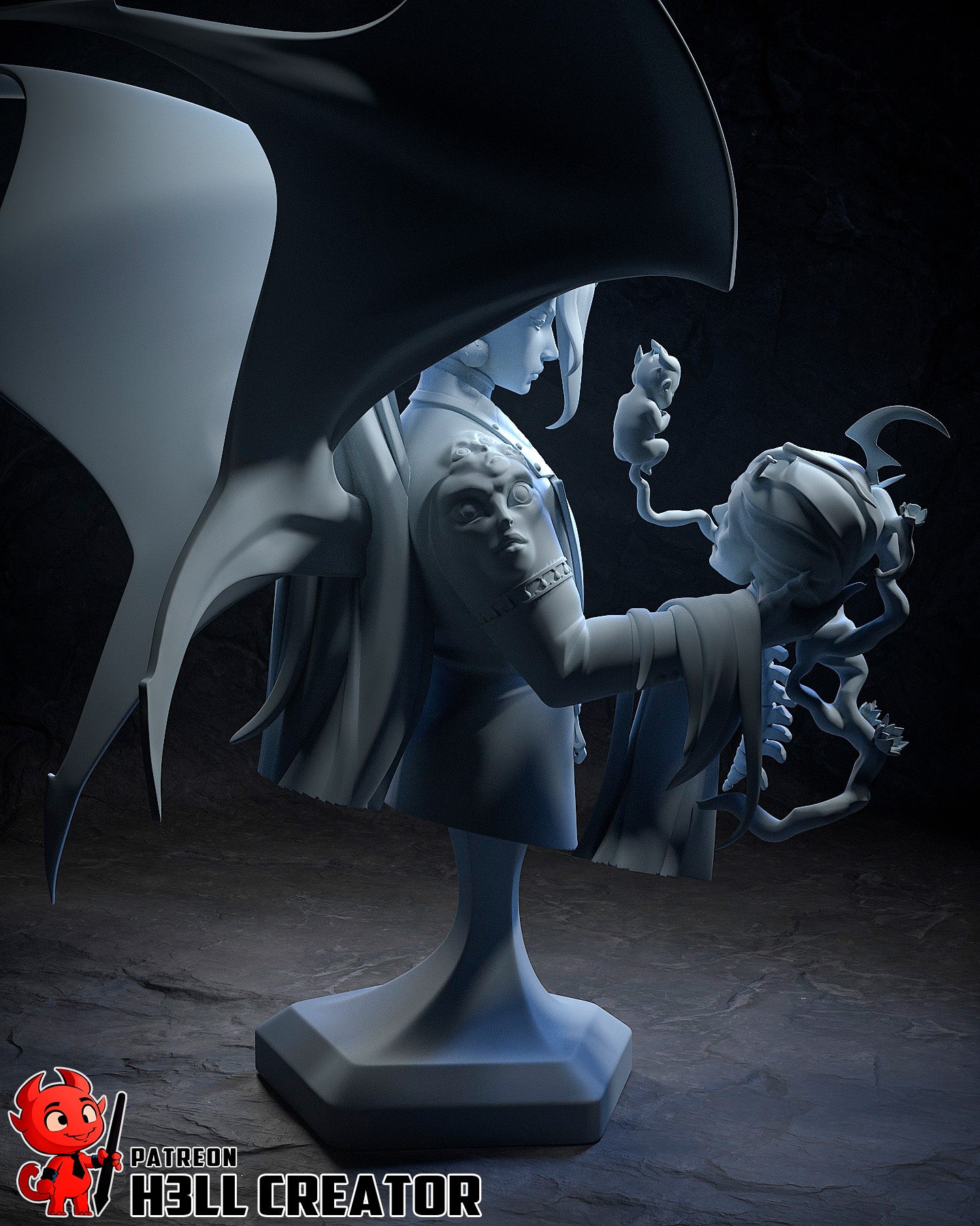 Chaos (Hades II) - 3D Printed Fan Art Model Kit