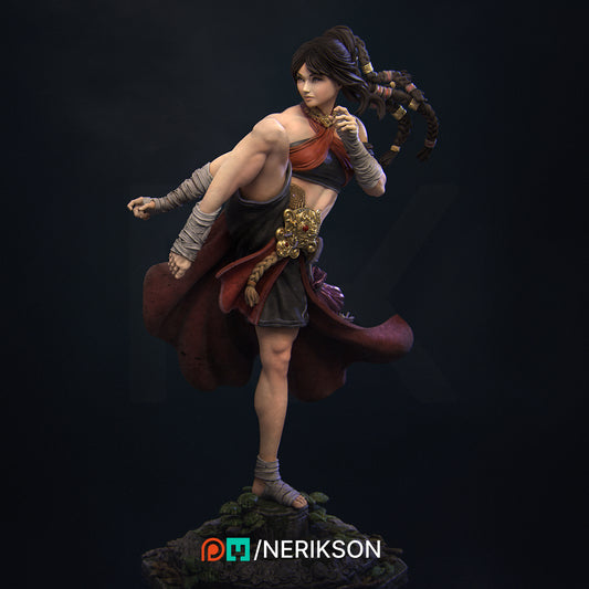 Jingwei the Monk - 3d Print Kit - 140/180/230mm scale - Pose 1