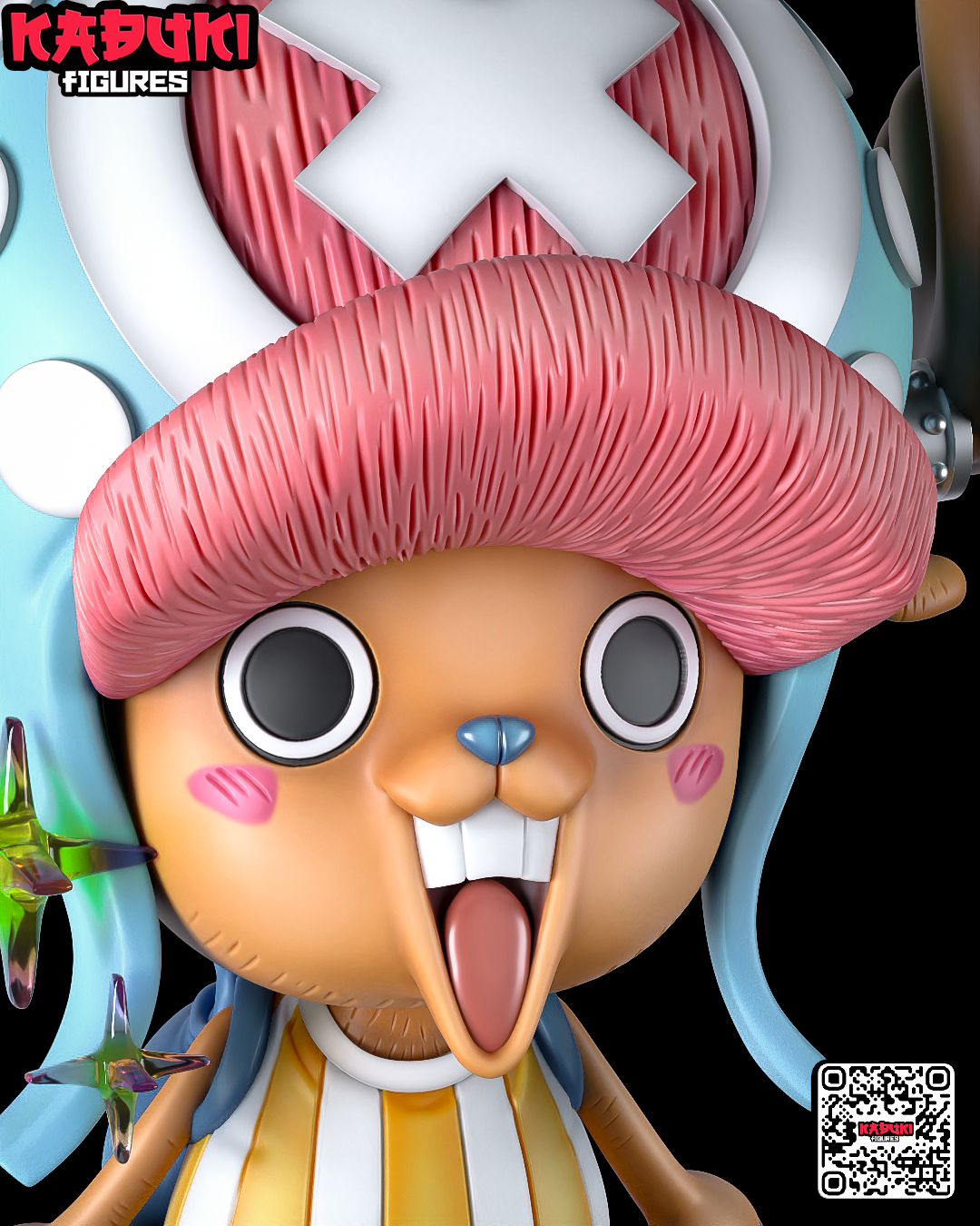 Tony Tony Chopper (Fan Art) One Piece - 87mm - 3D Print Chibi Kit