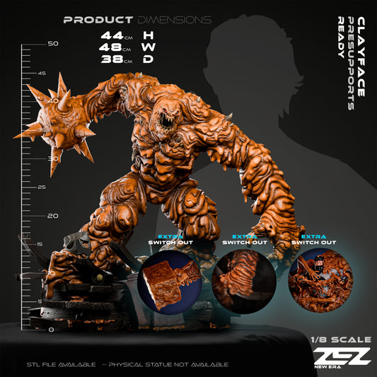 Clayface (ZEZ) - 3D Printed Fan Art Model Kit