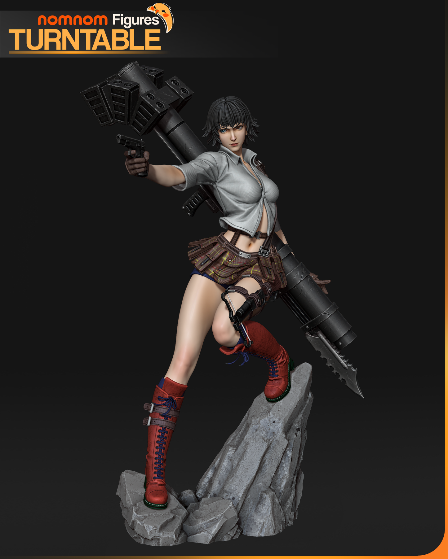 Lady - Devil May Cry - 3D Printed Statue Model Kit