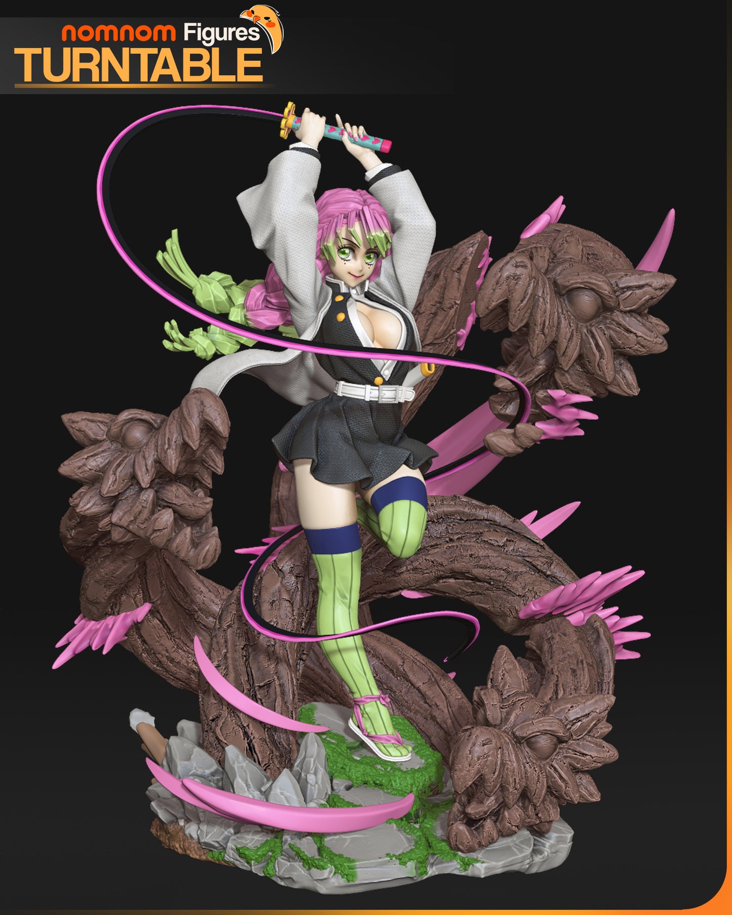 Mitsuri (Demon Slayer) 3d Printed Model Kit