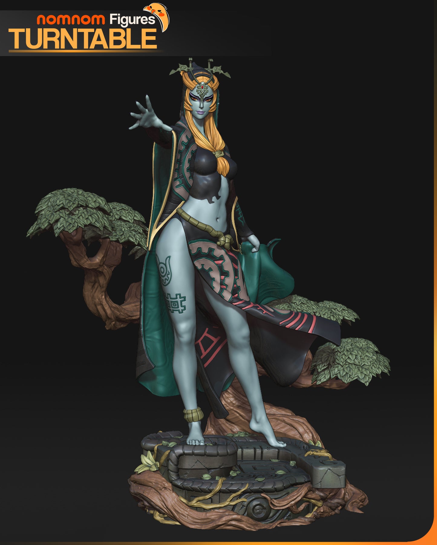 Midna (Legend of Zelda) 3d Printed Model Kit