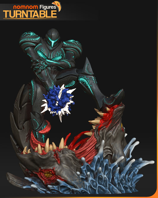 Dark Samus (Metroid Prime) 3d Printed Model Kit