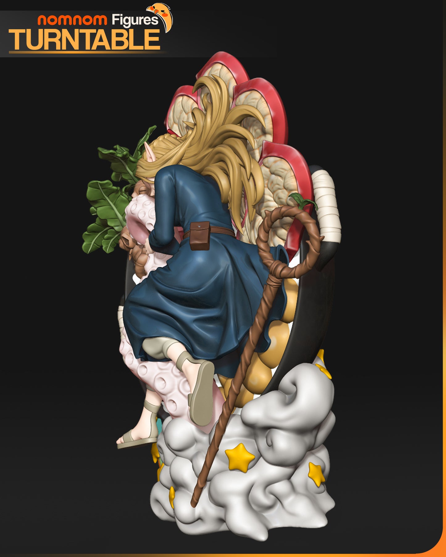 Marcille (Delicious in Dungeon) 3d Printed Model Kit - 1:10 and Mini