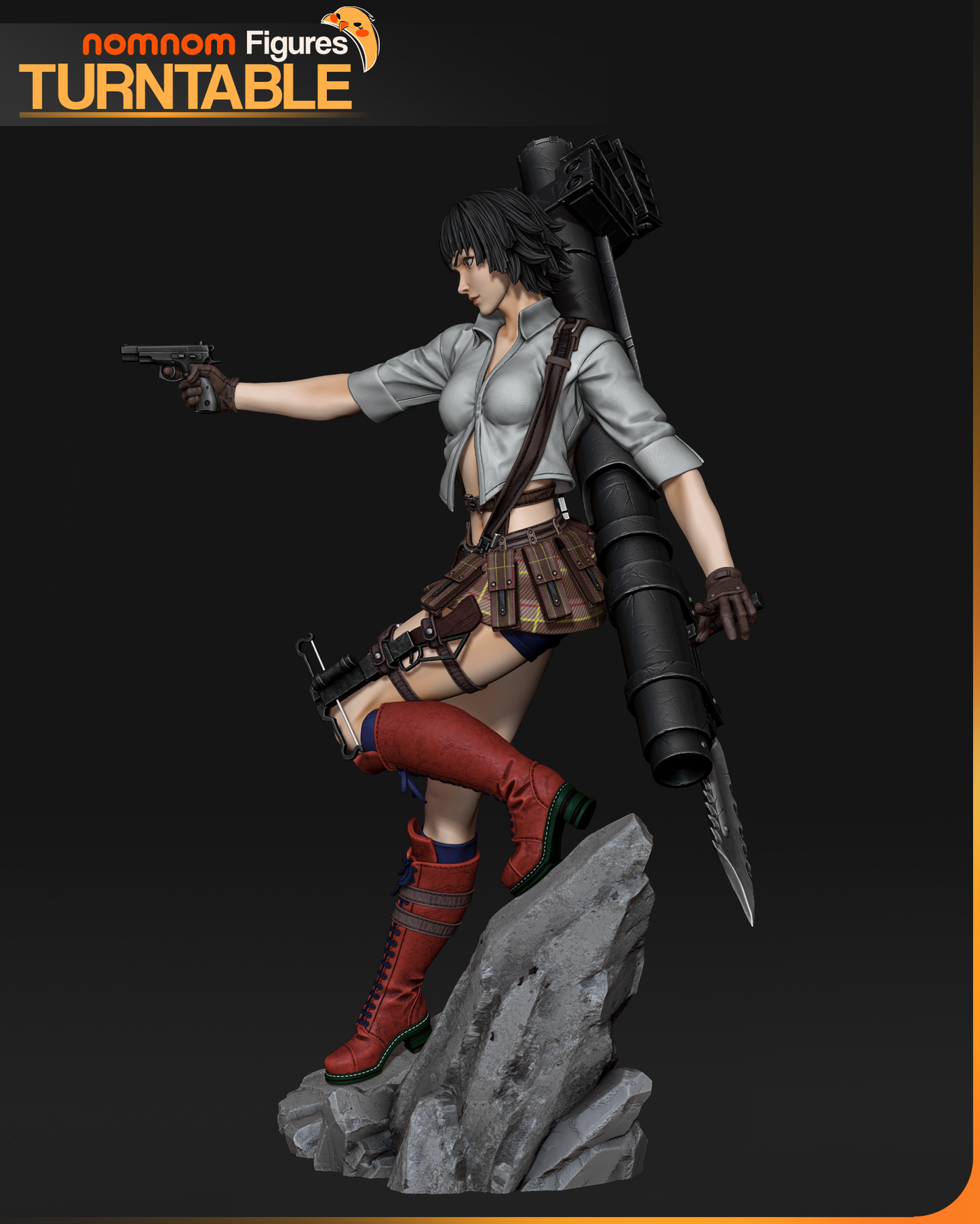 Lady - Devil May Cry - 3D Printed Statue Model Kit