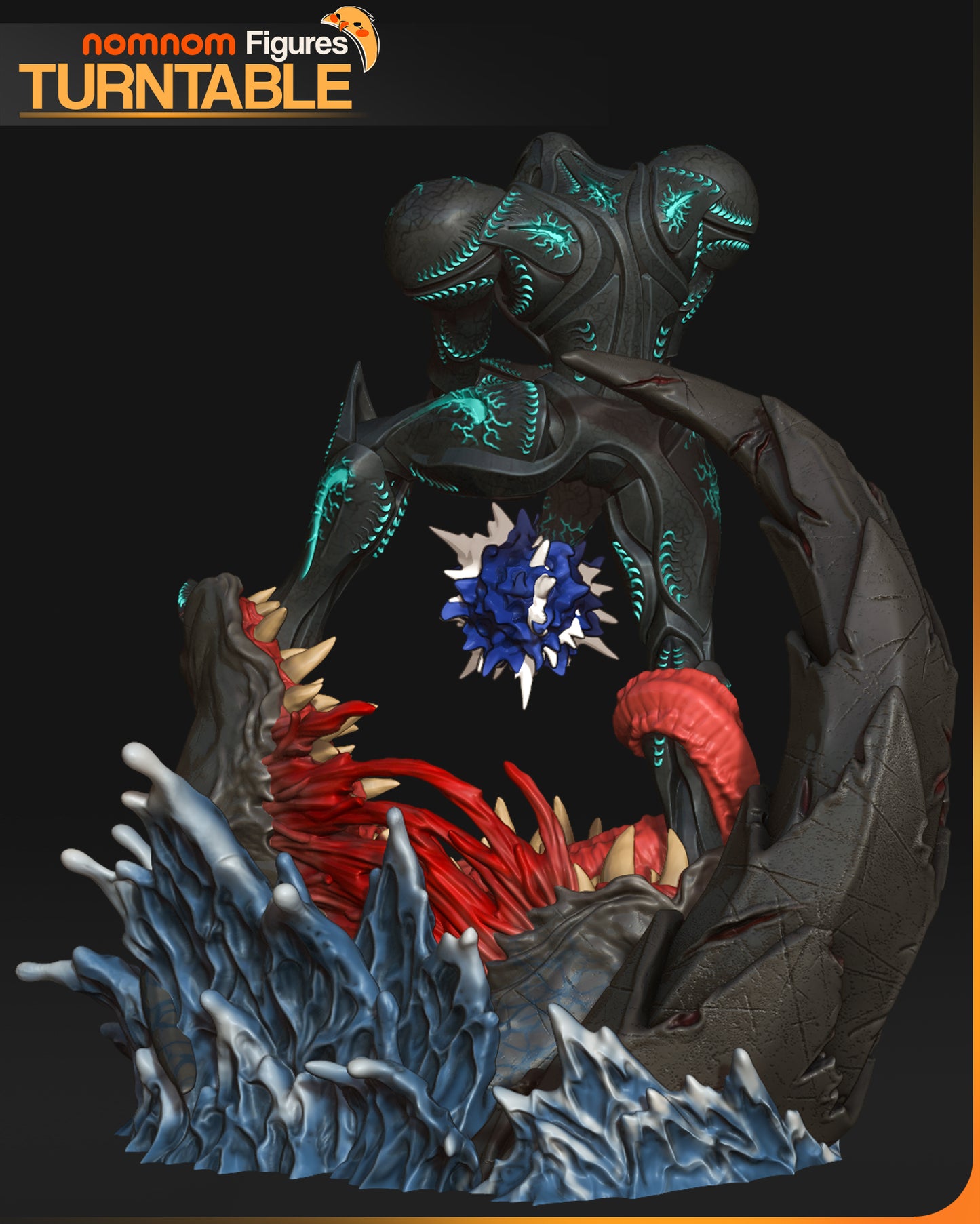 Dark Samus (Metroid Prime) 3d Printed Model Kit