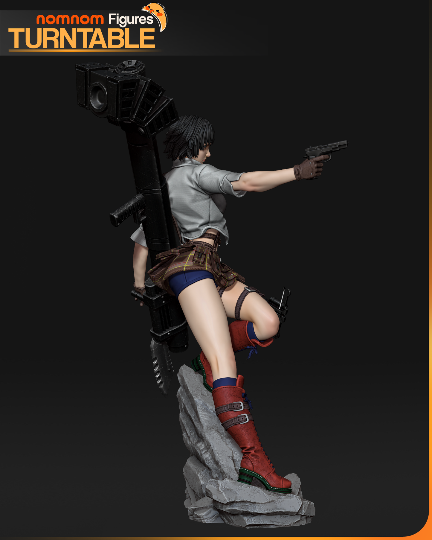 Lady - Devil May Cry - 3D Printed Statue Model Kit
