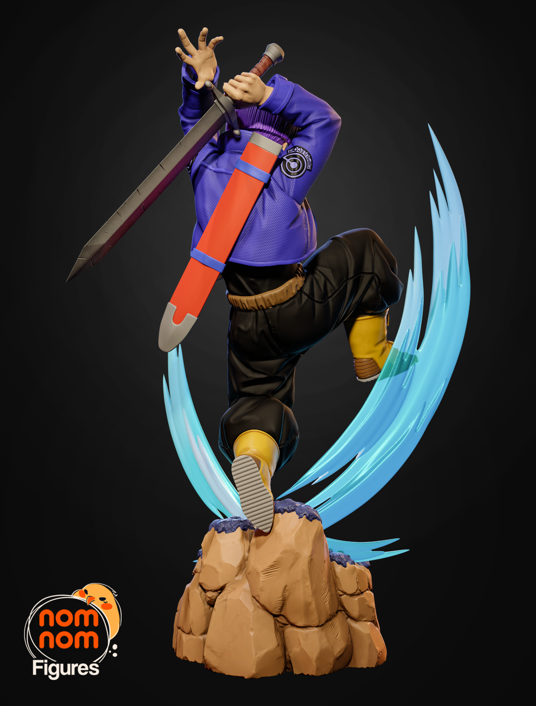 Trunks - Dragopn Ball Z - 3D Printed Model Kit