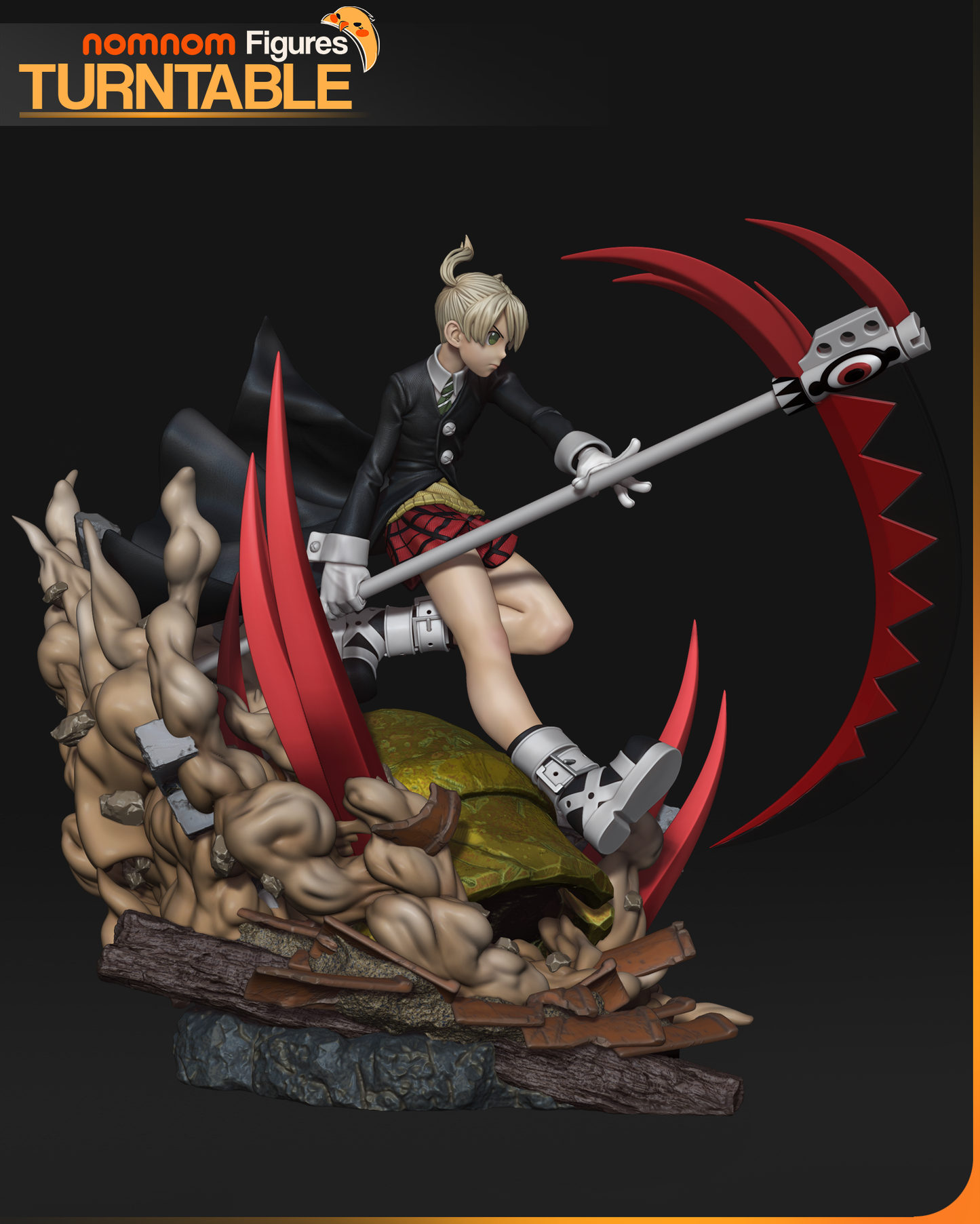 Maka - Soul Eater 3d Printed Statue 10 Scale