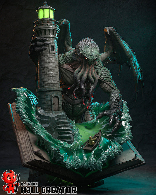Cthulhu (The Call of Cthulhu) - 3D Printed Fan Art Model Kit