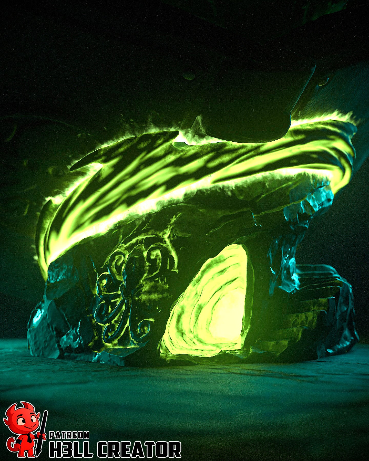 Cthulhu (The Call of Cthulhu) - 3D Printed Fan Art Model Kit