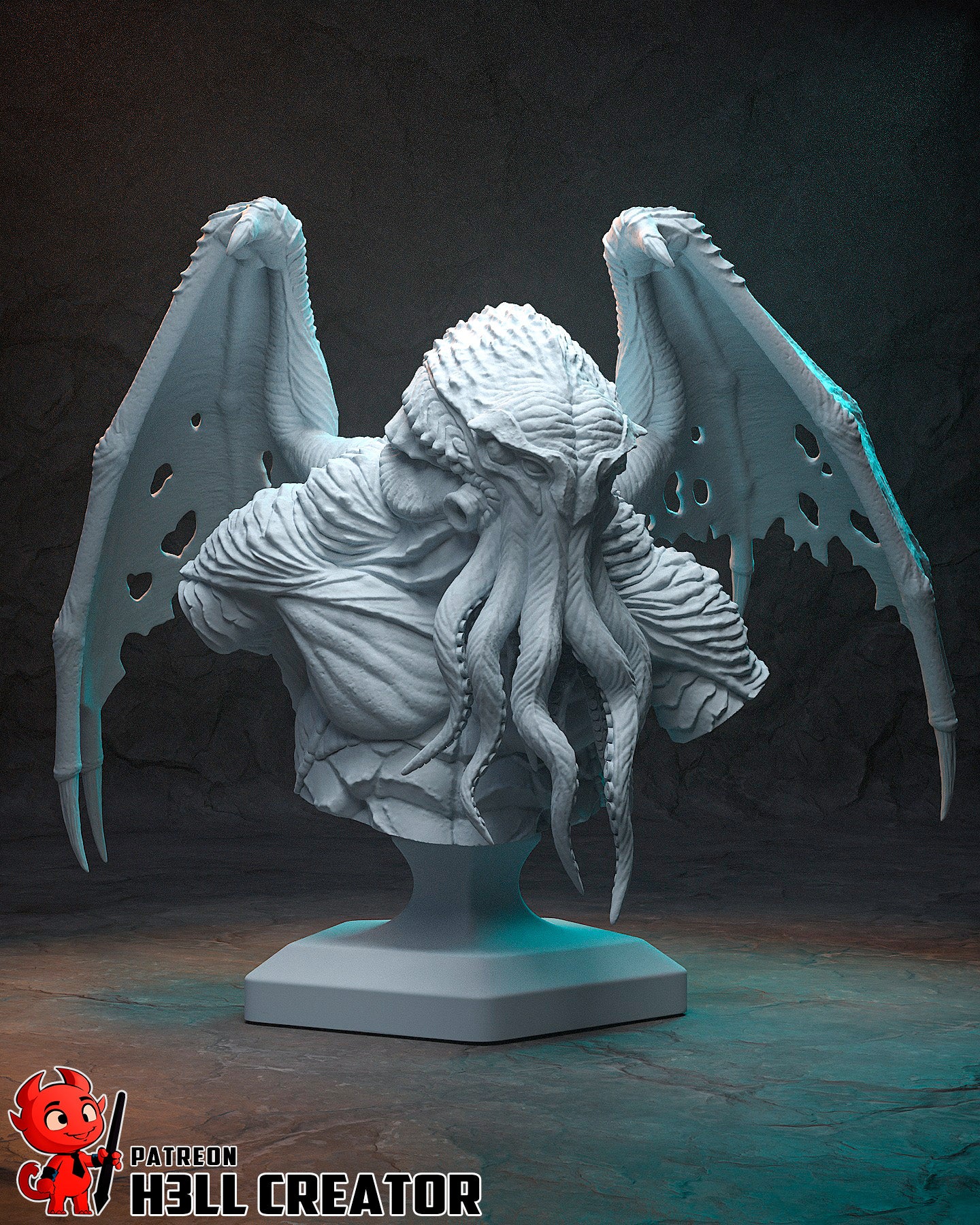 Cthulhu (The Call of Cthulhu) - 3D Printed Fan Art Model Kit