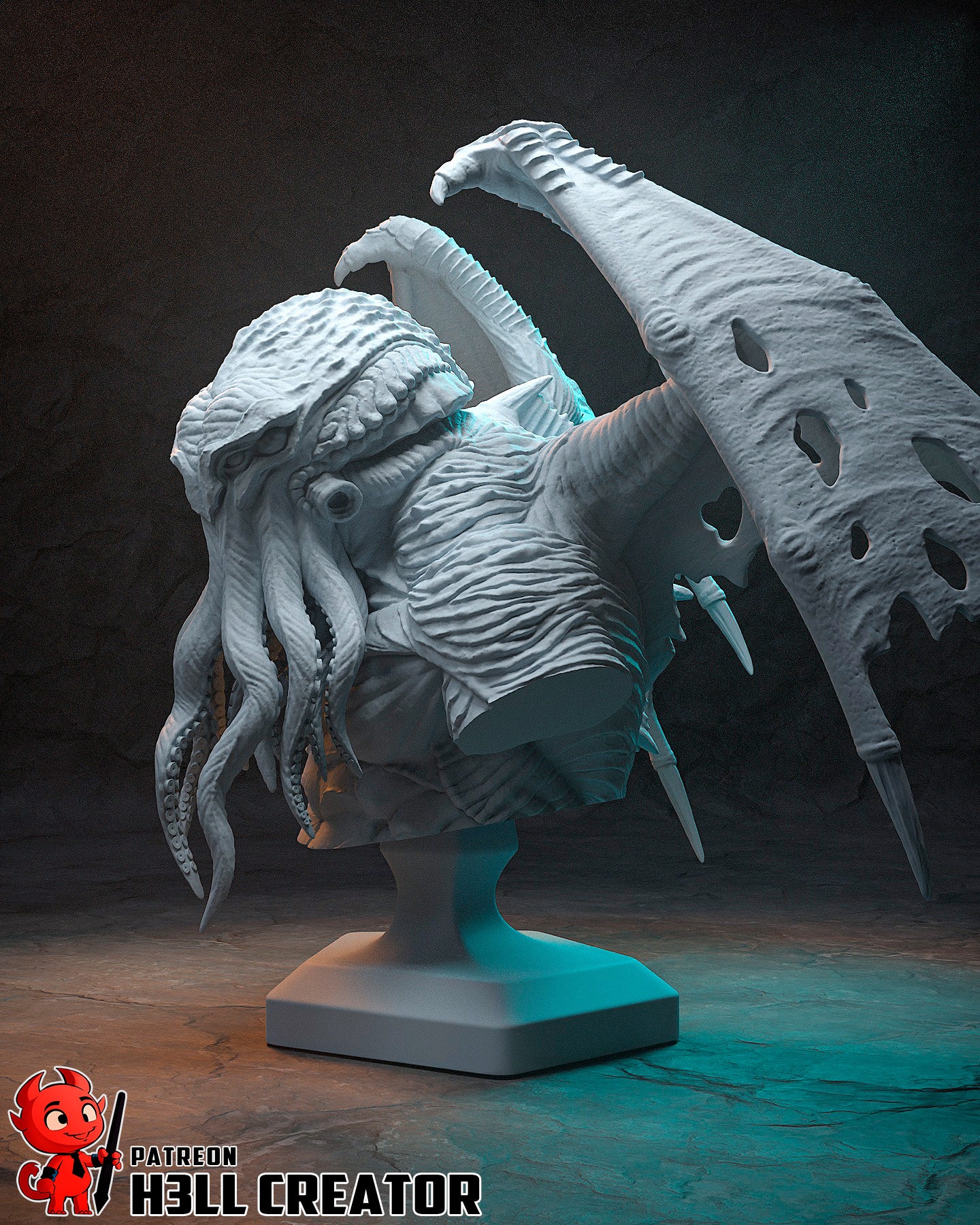 Cthulhu (The Call of Cthulhu) - 3D Printed Fan Art Model Kit