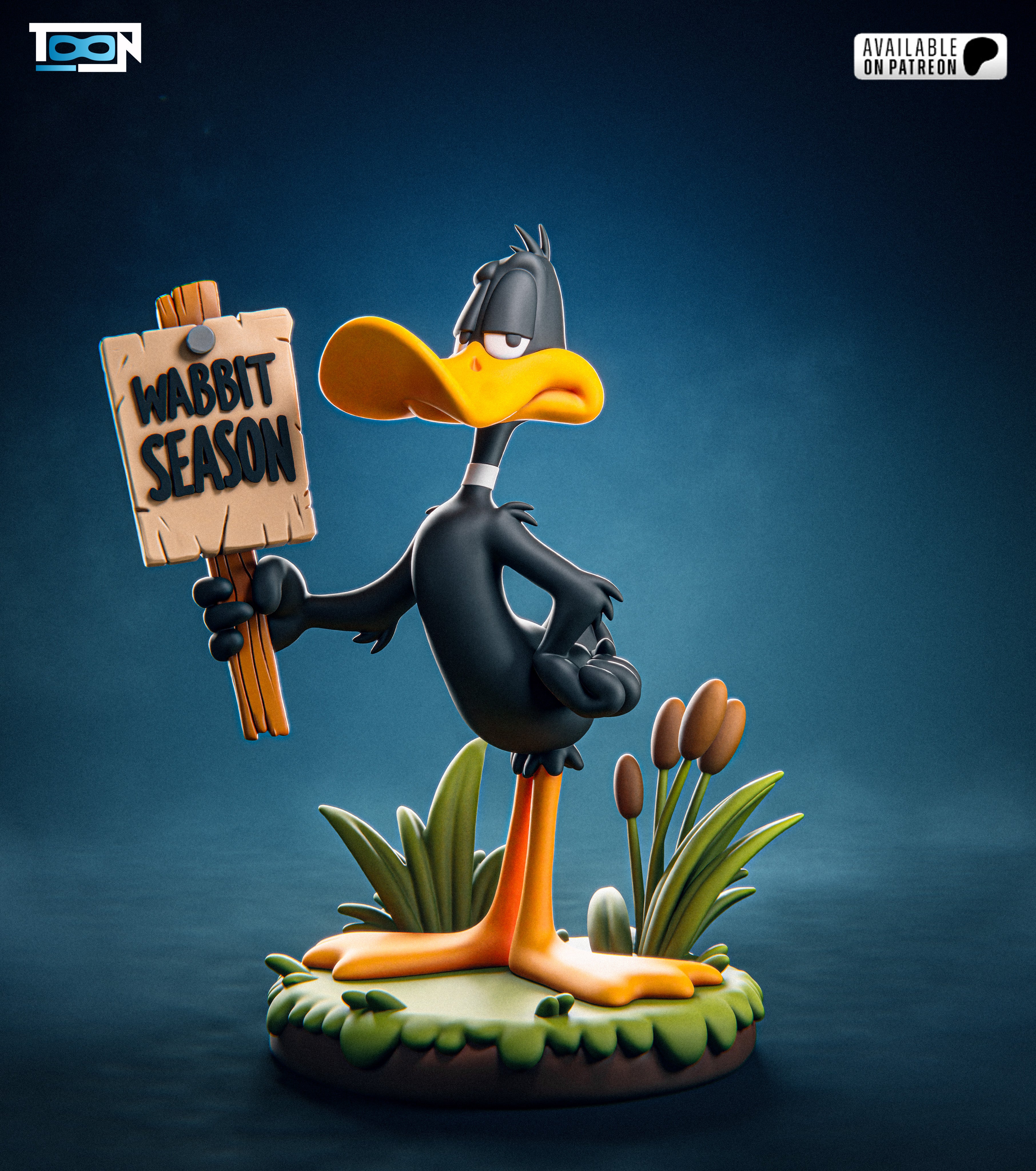 Daffy Duck (Looney Tunes) - 3D Printed Model Kit 1:6 Scale – ModelShack